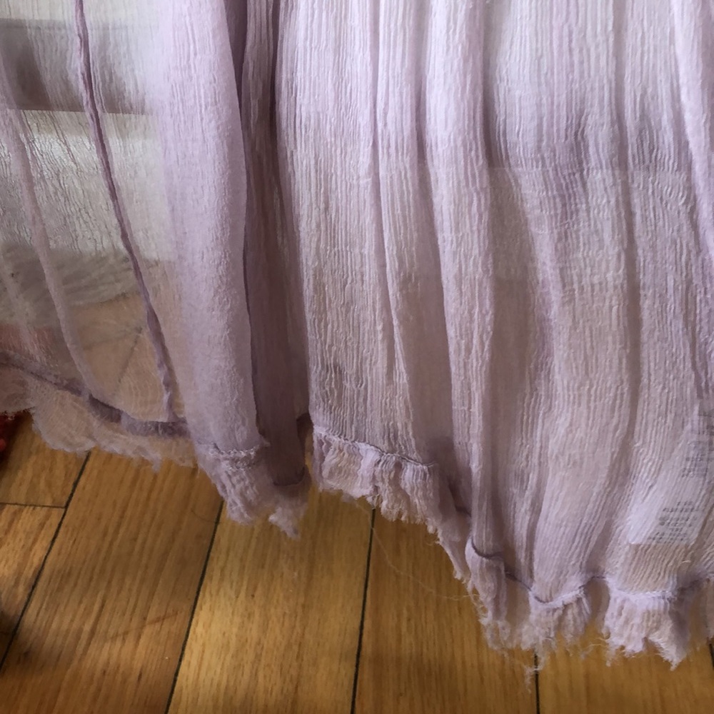 Lovely lavender transparent shirt, size M - Picture 4 of 4
